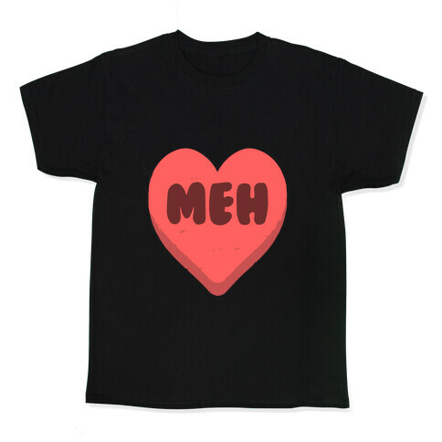 Valentine's Day Heart Meh Kids T-Shirt