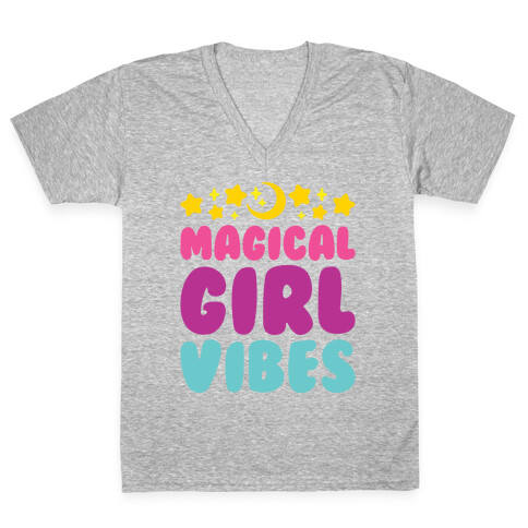 Magical Girl Vibes V-Neck Tee Shirt