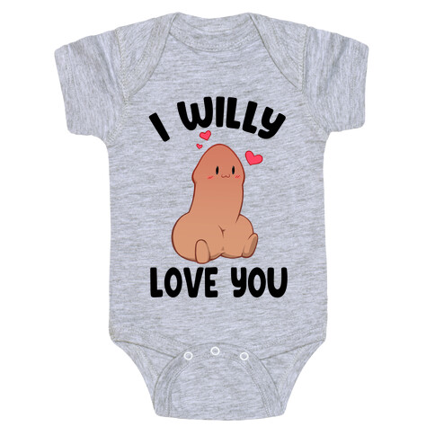 I Willy Love You Baby One-Piece