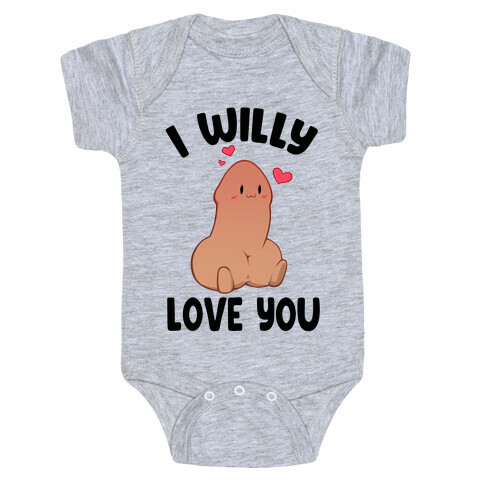 I Willy Love You Baby One-Piece