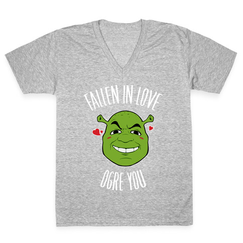 Fallen In Love Ogre You V-Neck Tee Shirt