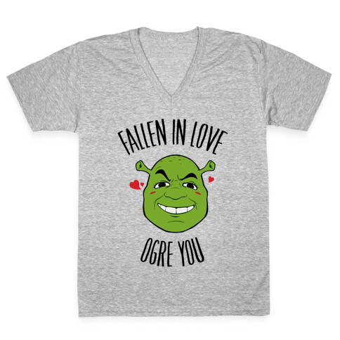 Fallen In Love Ogre You V-Neck Tee Shirt