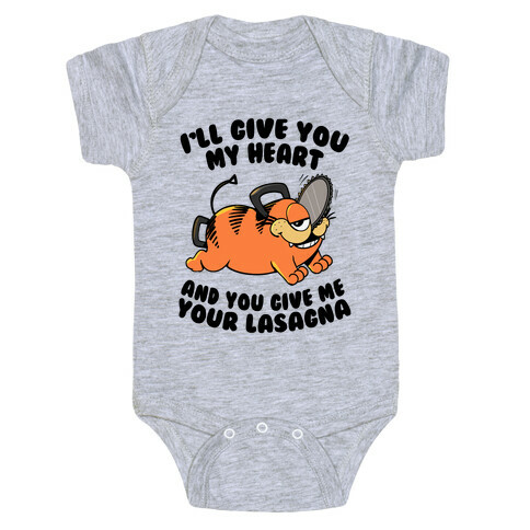 My Heart for your Lasagna Baby One-Piece