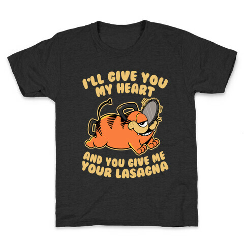 My Heart for your Lasagna Kids T-Shirt