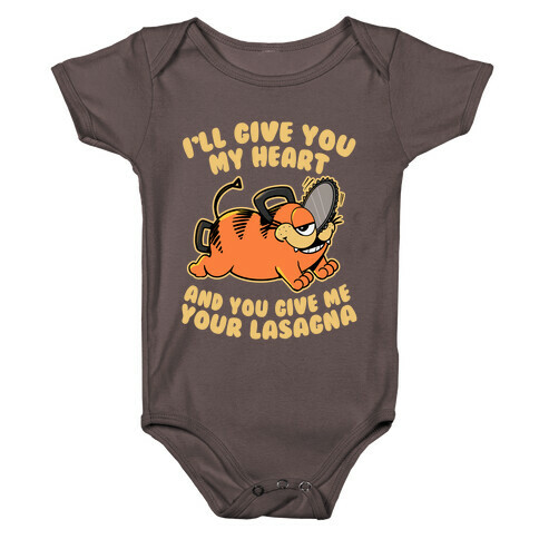 My Heart for your Lasagna Baby One-Piece