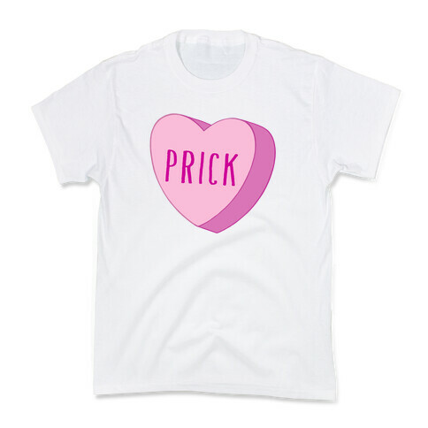 Prick Candy Heart Kids T-Shirt