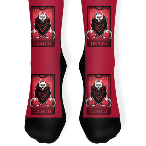 Death Wolf Tarot Sock