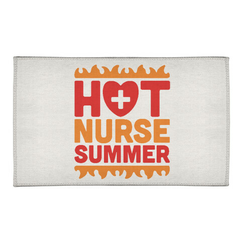 Hot Nurse Summer Parody Welcome Mat