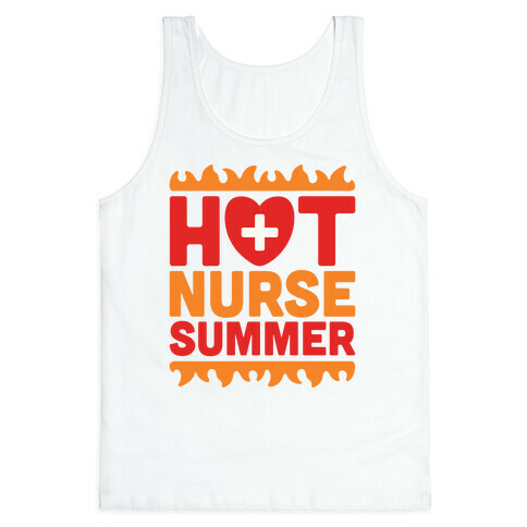 Hot Nurse Summer Parody Tank Top