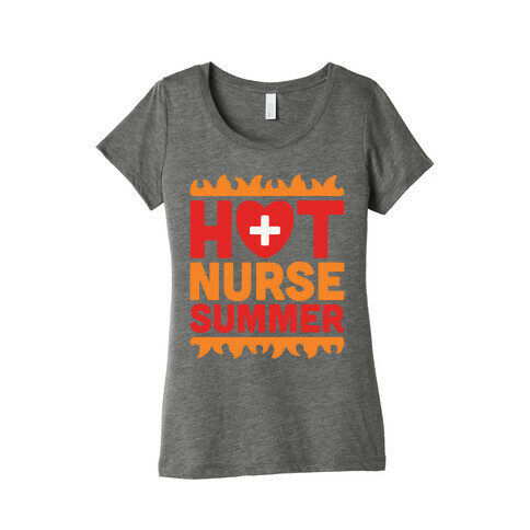 Hot Nurse Summer Parody Womens T-Shirt