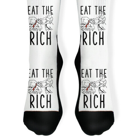 Eat The Rich Judith Beheading Holofernes Sock