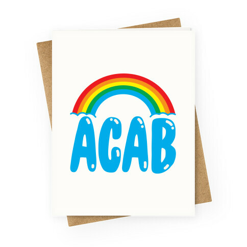 ACAB Greeting Card