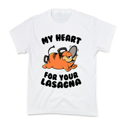 My Heart for your Lasagna Kids T-Shirt