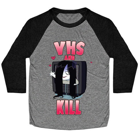 VHS and Kill Baseball Tee