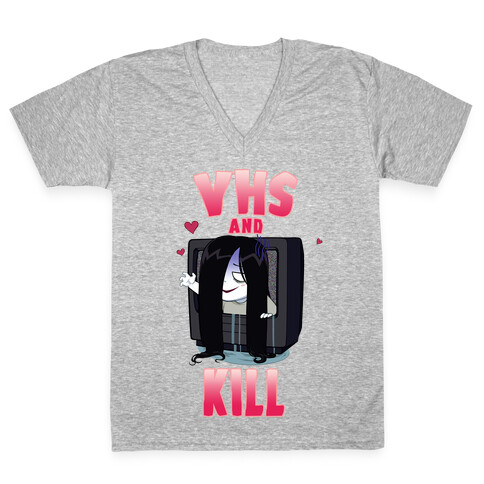 VHS and Kill V-Neck Tee Shirt