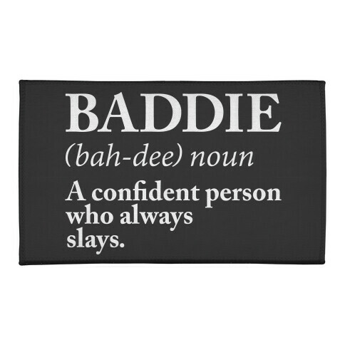 Baddie Definition Welcome Mat