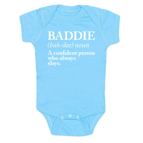 Baddie Definition Baby One-Piece