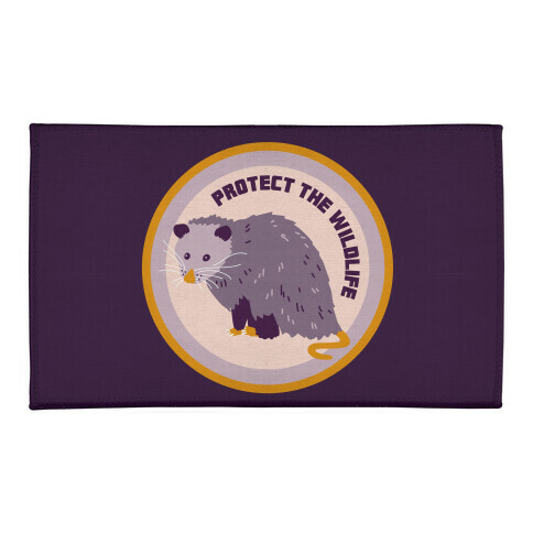 Protect the Wildlife (Opossum) Welcome Mat