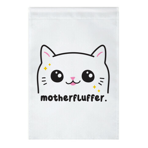 Cuss Cat Motherfluffer Garden Flag