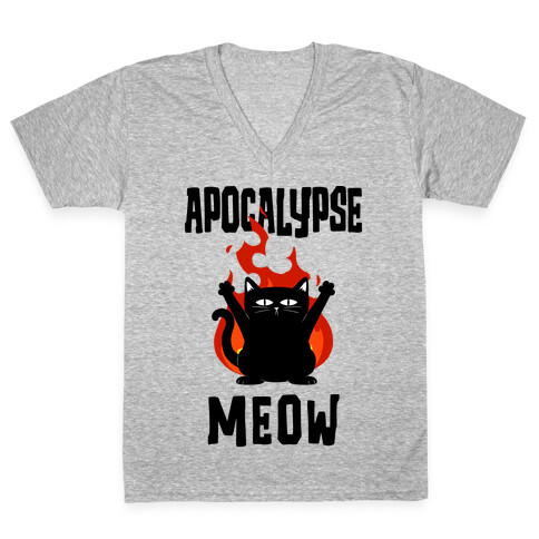 Apocalypse Meow V-Neck Tee Shirt