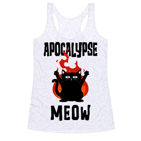 Apocalypse Meow Racerback Tank Top