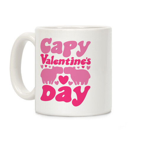 Capy Valentine's Day Capybara Parody Coffee Mug