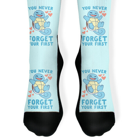 You Never Forget Your First - Squirtle Sock