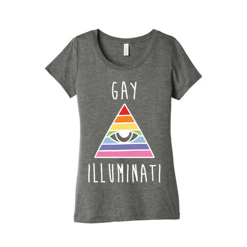 Gay Illuminati Womens T-Shirt