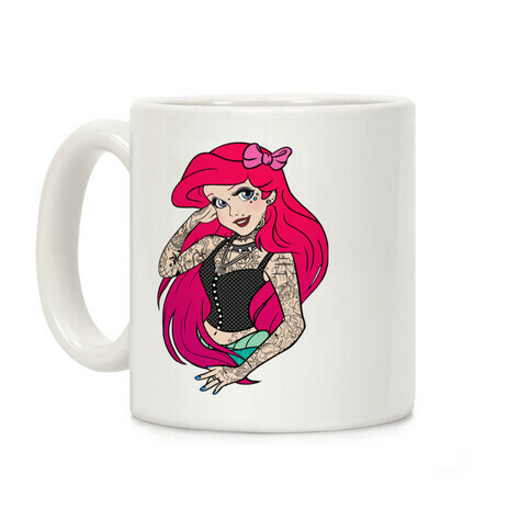 Punk Ariel Parody Coffee Mug