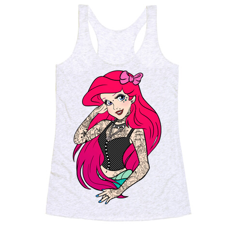 Punk Ariel Parody Racerback Tank Top