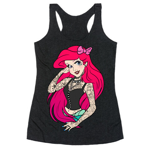 Punk Ariel Parody Racerback Tank Top