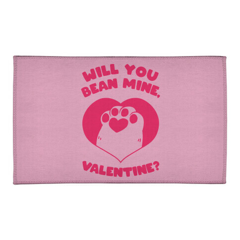 Will You Bean Mine, Valentine?  Welcome Mat