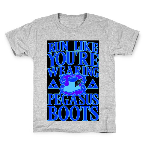 Run Like You're Wearing Pegasus Boots Kids T-Shirt