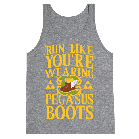 Run Like You're Wearing Pegasus Boots (light print) Tank Top