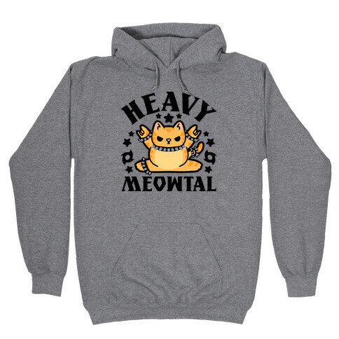 Heavy Meowtal Hooded Sweatshirt