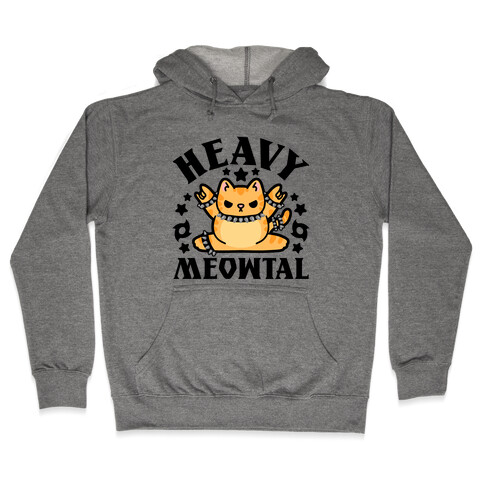 Heavy Meowtal Hooded Sweatshirt