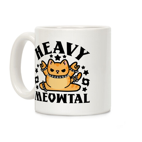 Heavy Meowtal Coffee Mug