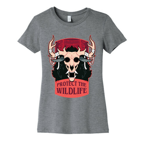 Protect The Wildlife (Wendigo) Womens T-Shirt