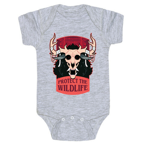 Protect The Wildlife (Wendigo) Baby One-Piece