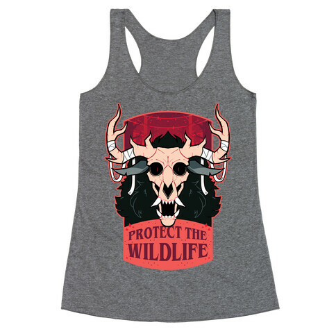 Protect The Wildlife (Wendigo) Racerback Tank Top