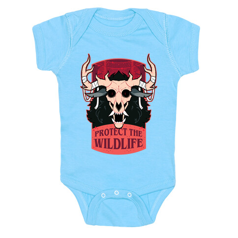 Protect The Wildlife (Wendigo) Baby One-Piece