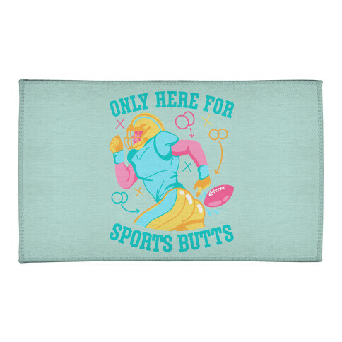 Only Here for Sports Butts Welcome Mat