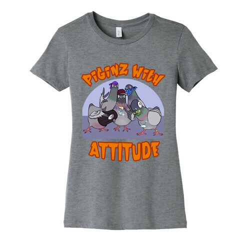 Piginz With Attitude Womens T-Shirt