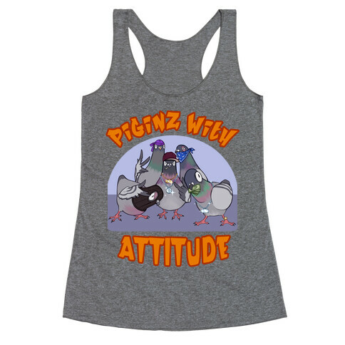 Piginz With Attitude Racerback Tank Top