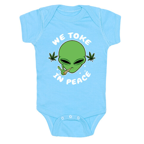 We Toke In Peace Baby One-Piece