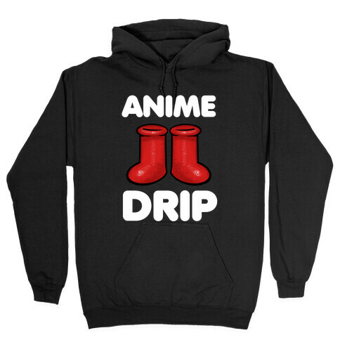 Anime Drip Hooded Sweatshirt