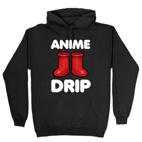 Anime Drip Hooded Sweatshirt