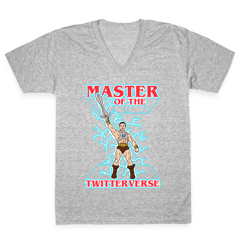 Master of the Twitterverse V-Neck Tee Shirt