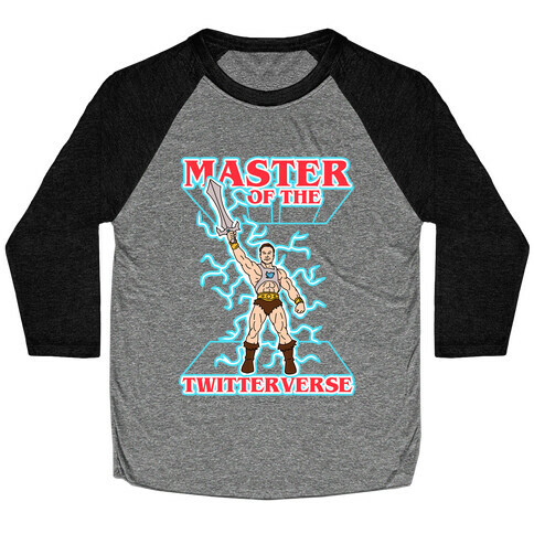 Master of the Twitterverse Baseball Tee