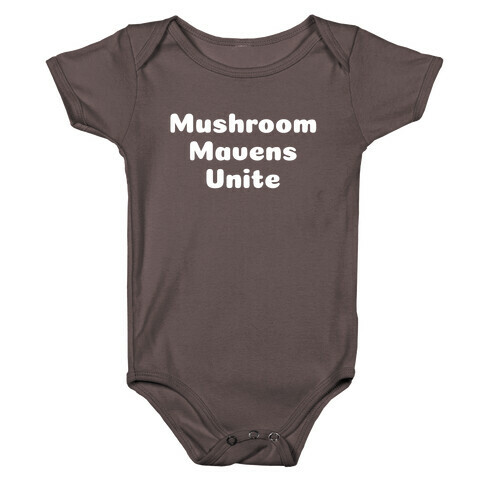 Mushroom Mavens Unite Baby One-Piece